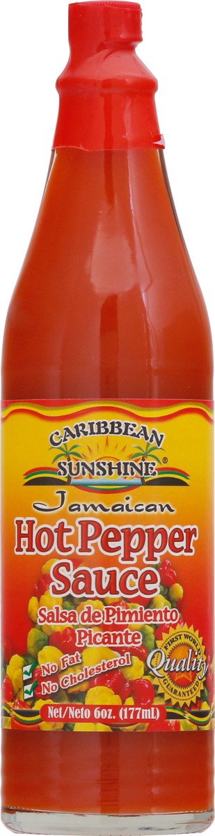 slide 4 of 9, Caribbean Sunshine Hot Pepper Sauce 6 oz Bottle, 6 oz