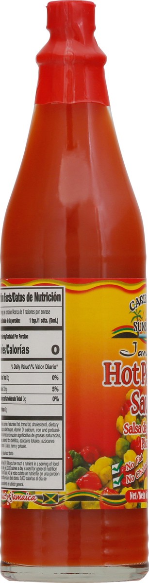 slide 2 of 9, Caribbean Sunshine Hot Pepper Sauce 6 oz Bottle, 6 oz