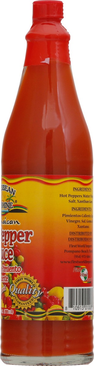 slide 7 of 9, Caribbean Sunshine Hot Pepper Sauce 6 oz Bottle, 6 oz