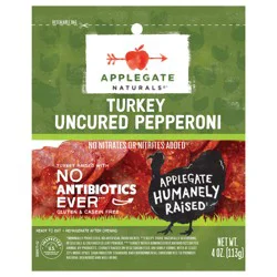 Applegate Natural Uncured Turkey Pepperoni Sliced