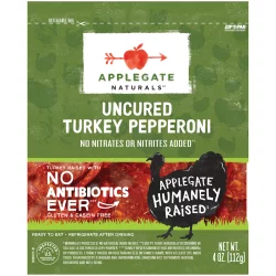 Applegate Natural Uncured Turkey Pepperoni Sliced