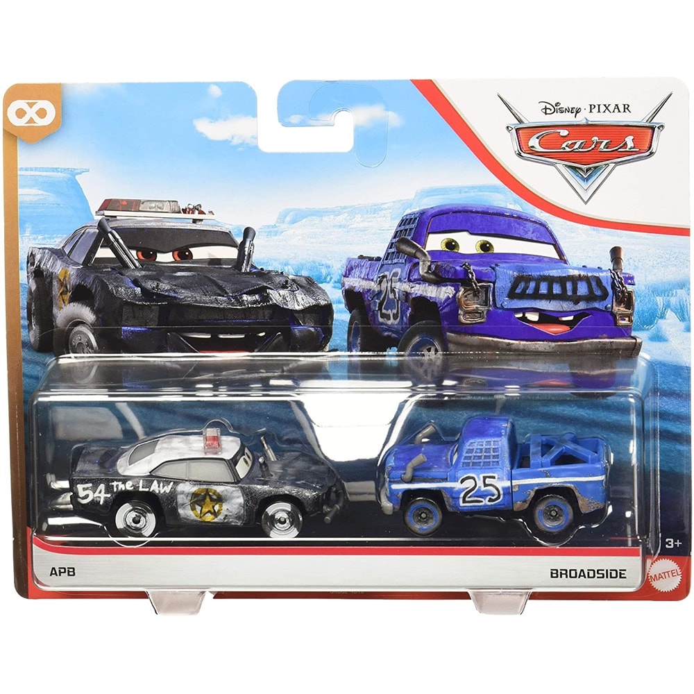 slide 1 of 1, Disney Pixar Cars Apb & Broadside Toy Racers, 2 ct