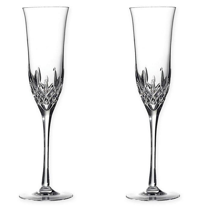 slide 1 of 2, Waterford Lismore Essence Toasting Flutes, 2 ct