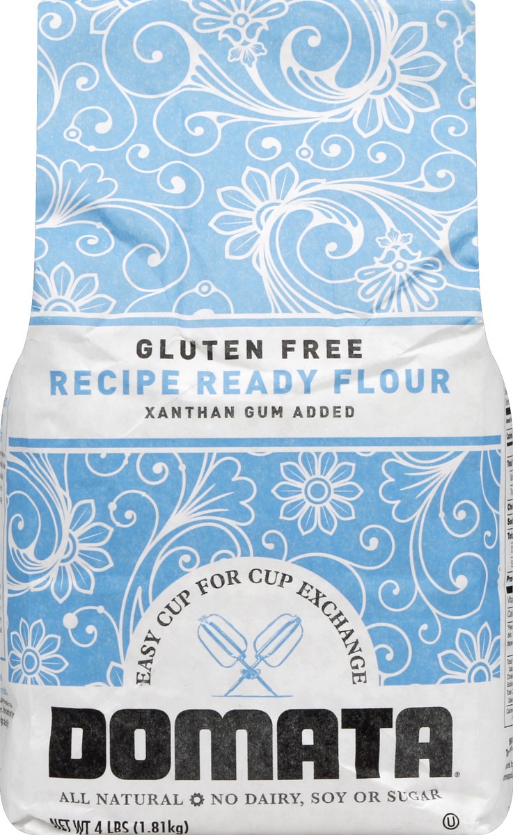 slide 5 of 5, Domata Gluten Free Recipe Ready Flour, 64 oz