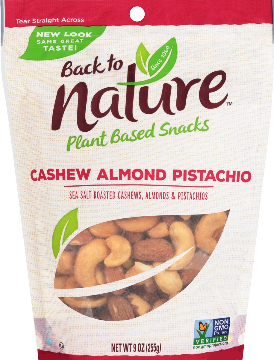 slide 6 of 9, Back to Nature Cashew Almond Pistachio 9 oz, 9 oz