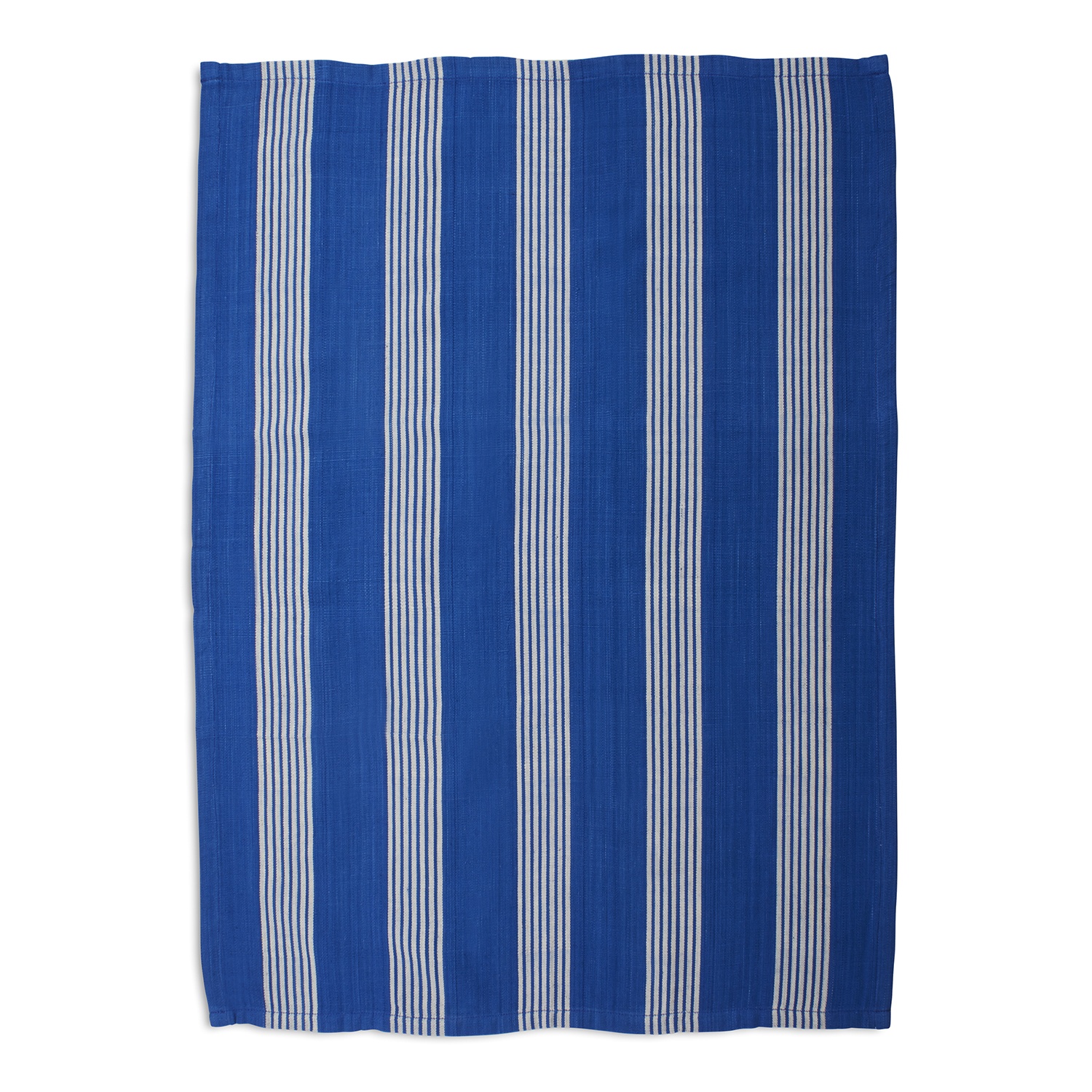 slide 1 of 1, Tensira French Stripe Kitchen Towel, White, 28 in x 20 in