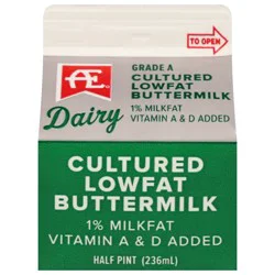 Anderson Erickson Dairy Lowfat Cultured Buttermilk 0.5 pt