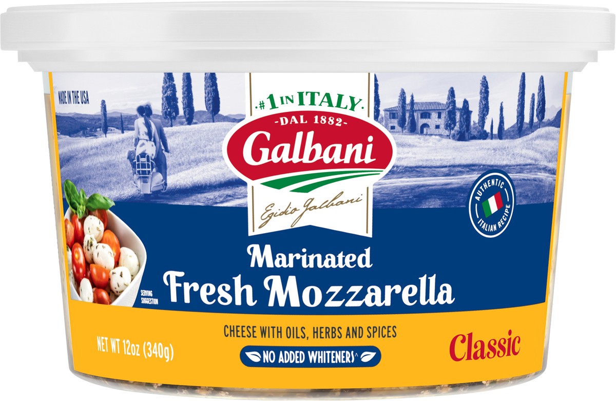 slide 6 of 7, Galbani 12oz Fresh Mozzarella Marinated Cheese, 12 oz