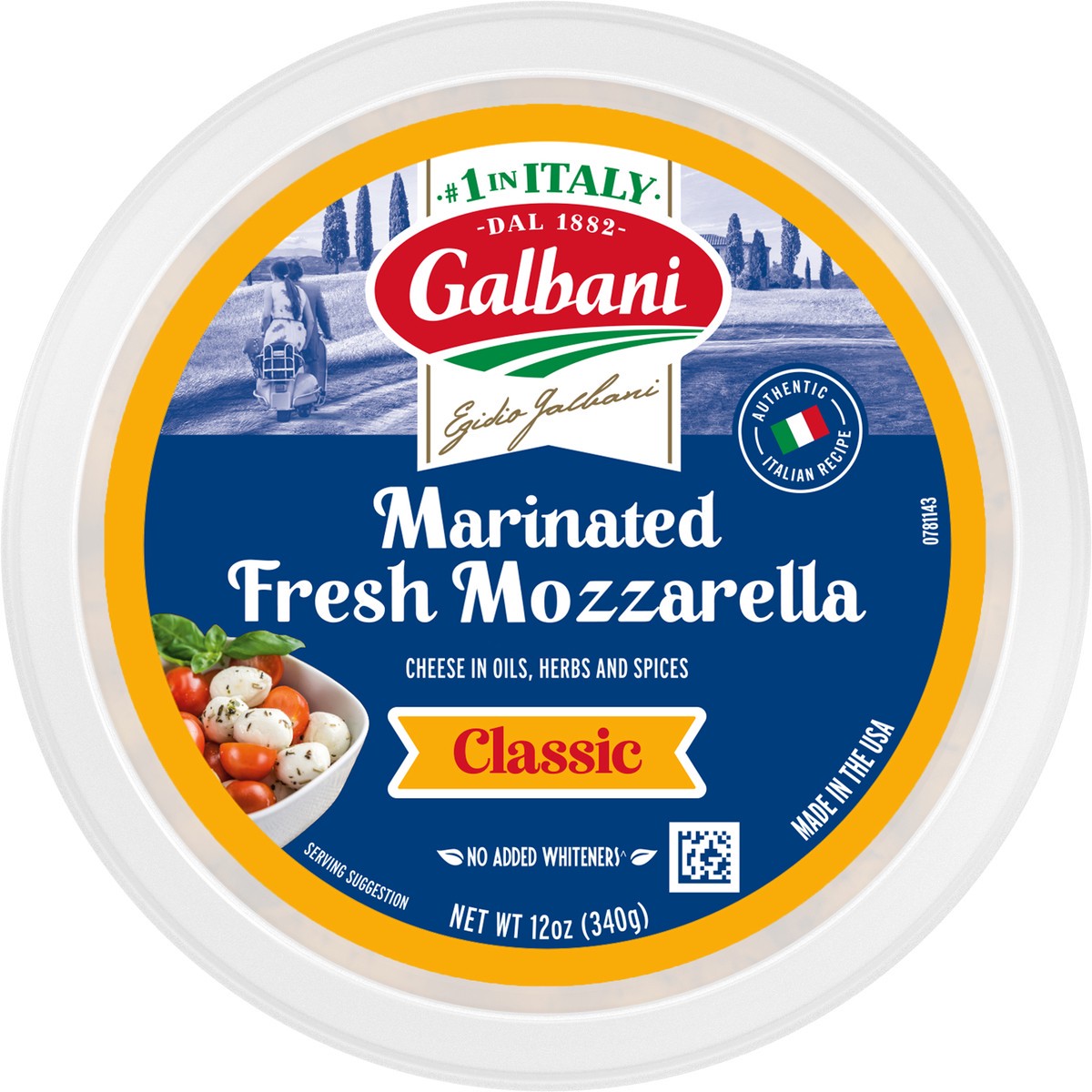 slide 5 of 7, Galbani 12oz Fresh Mozzarella Marinated Cheese, 12 oz