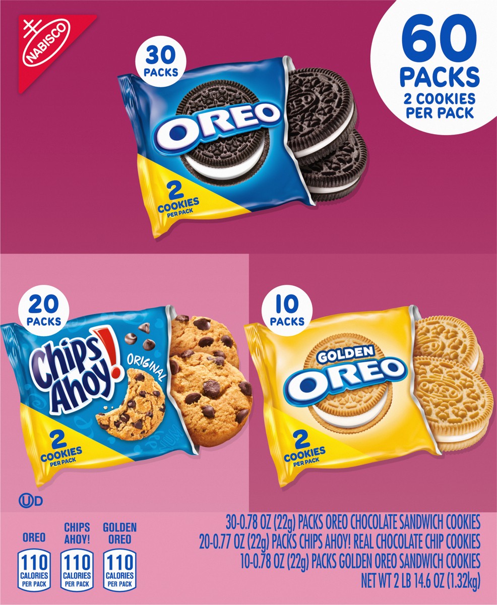 slide 14 of 14, Nabisco Cookies 60 Packs, 60 ct