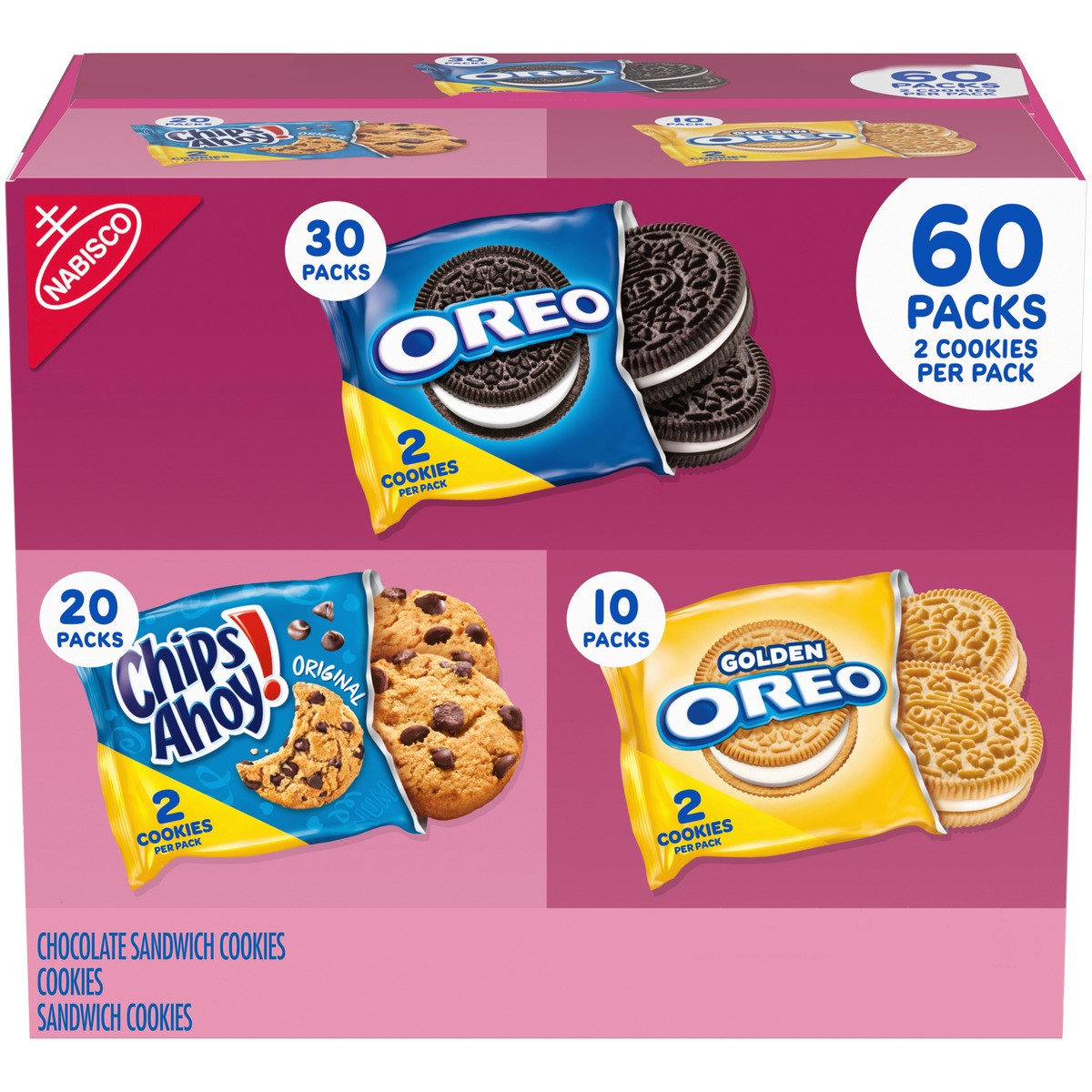 slide 4 of 14, Nabisco Cookies 60 Packs, 60 ct