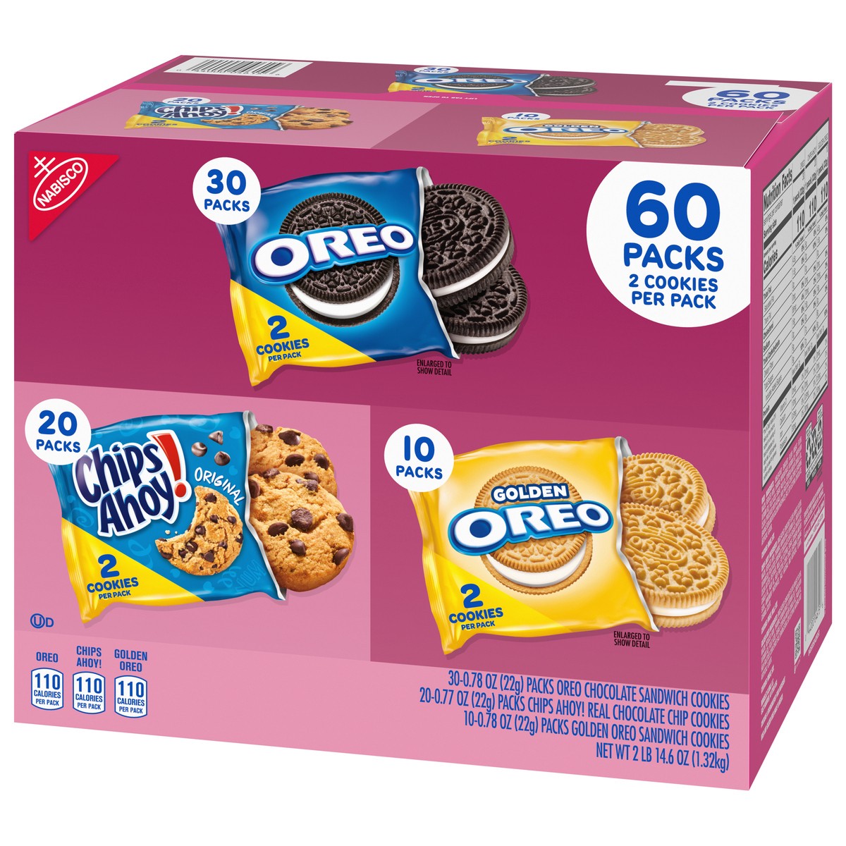 slide 7 of 14, Nabisco Cookies 60 Packs, 60 ct