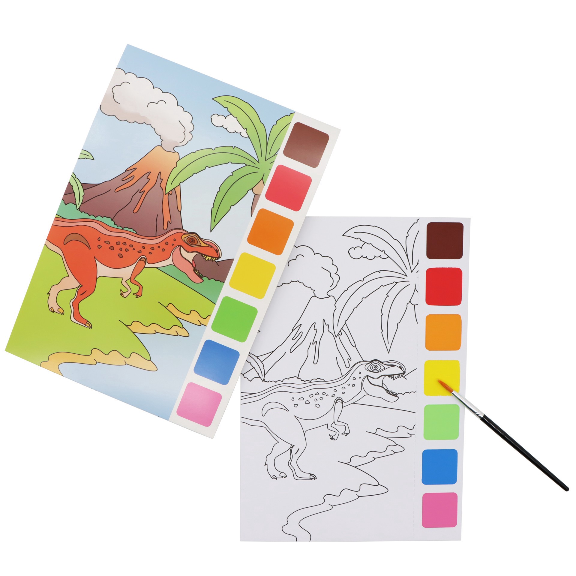 slide 3 of 4, Dinosaur Watercolor Kit By Creatology, 6.18 in x 8.97 in