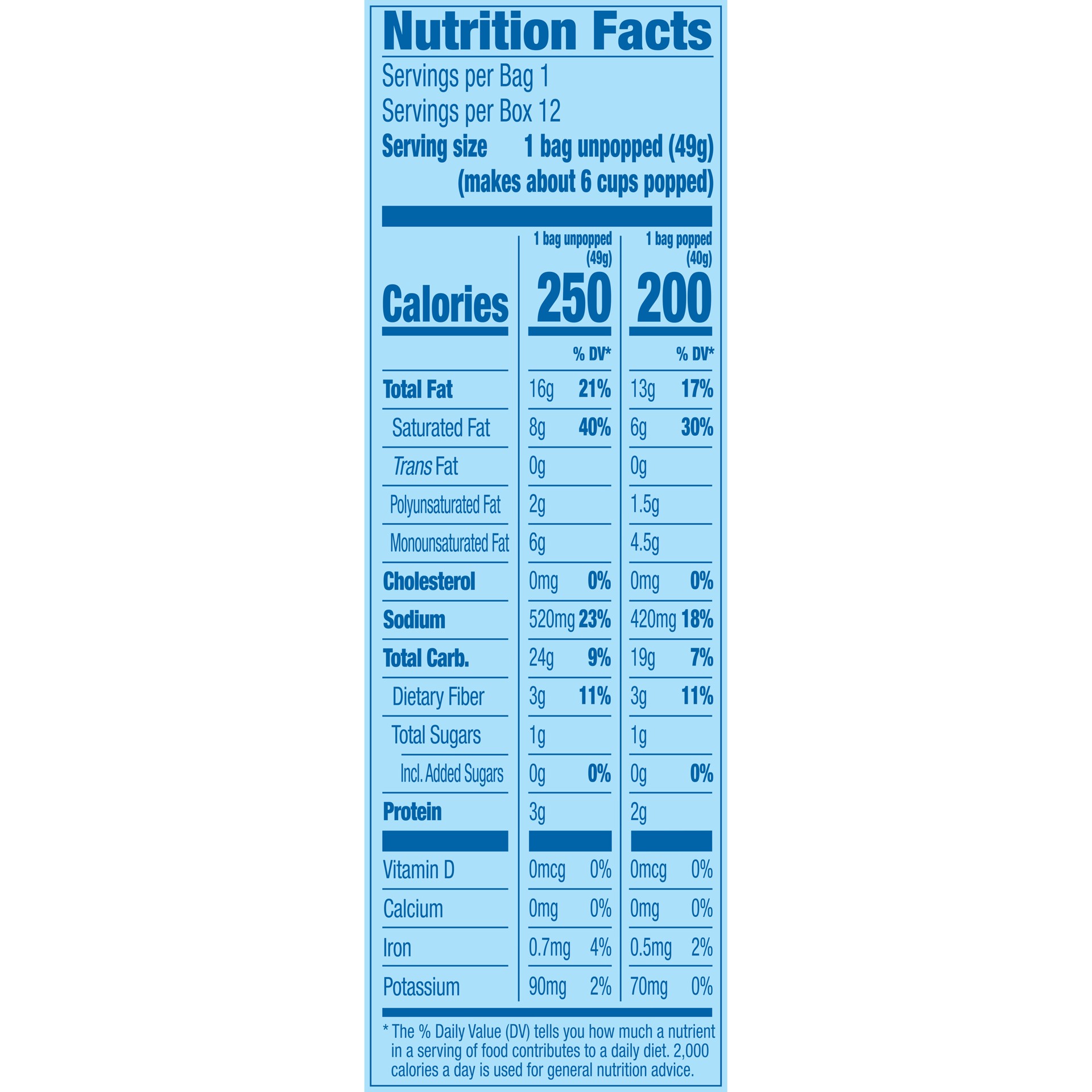 slide 5 of 5, Pop-Secret Microwave Popcorn, Movie Theater Butter Flavor, 1.75 Oz Snack Bags, 12 Ct, 12 ct; 1.75 oz