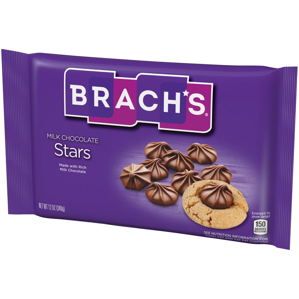 slide 7 of 8, Brach's Milk Chocolate Stars, 12 oz