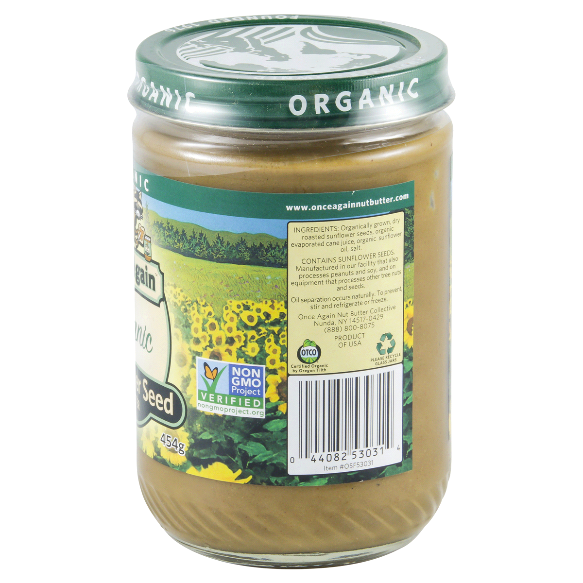 Once Again Sunflower Seed Butter, Creamy 16 oz Shipt