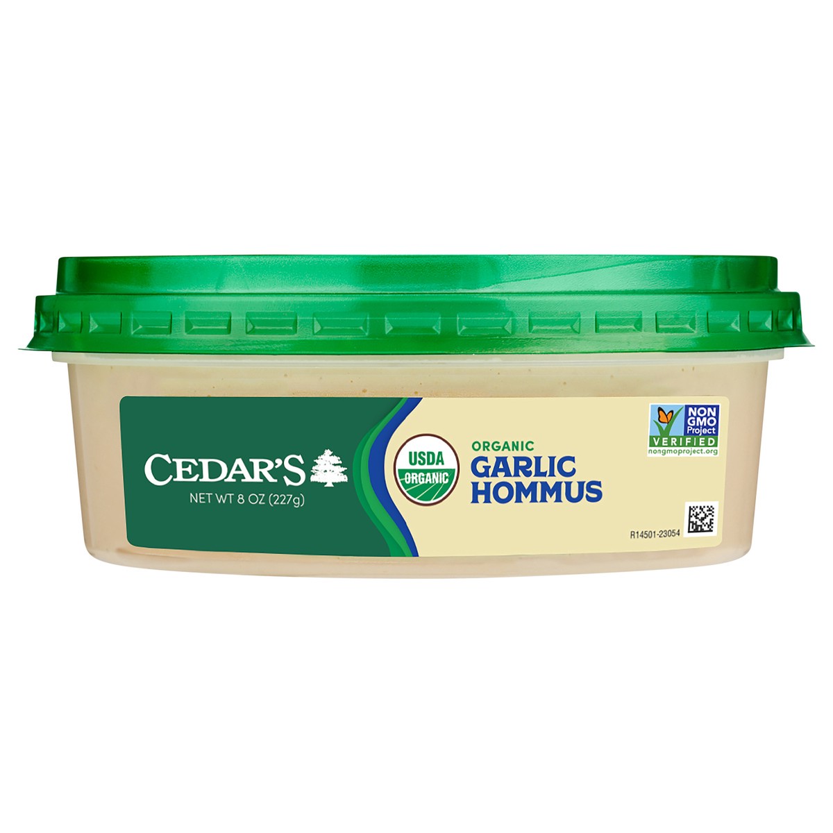 slide 1 of 4, Cedar's Organic Garlic Lovers Hommus, 8 oz