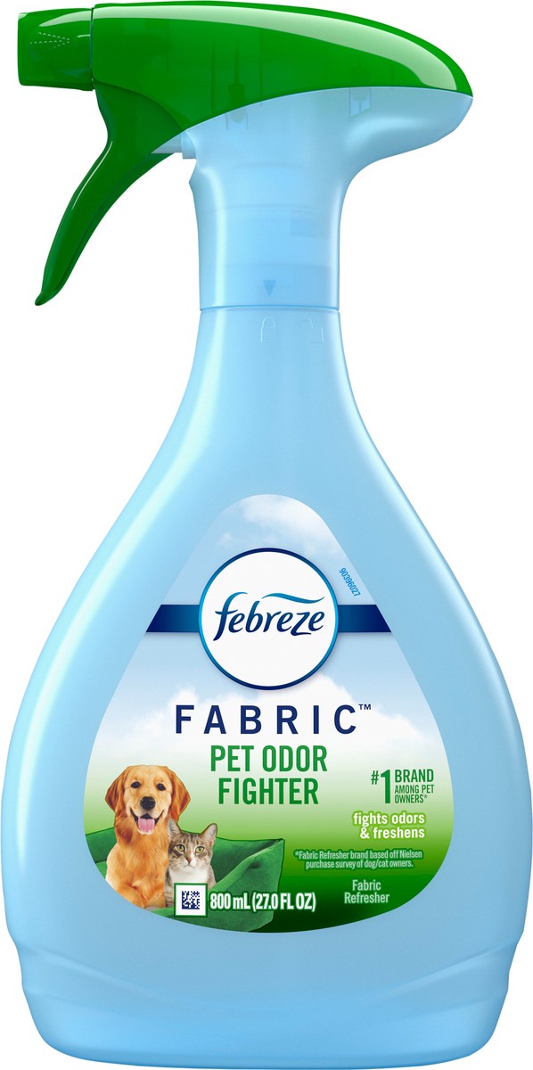 slide 3 of 3, Febreze Odor-Fighting Fabric Refresher Pet Odor Fighter, 27 oz. Spray, 27 fl oz
