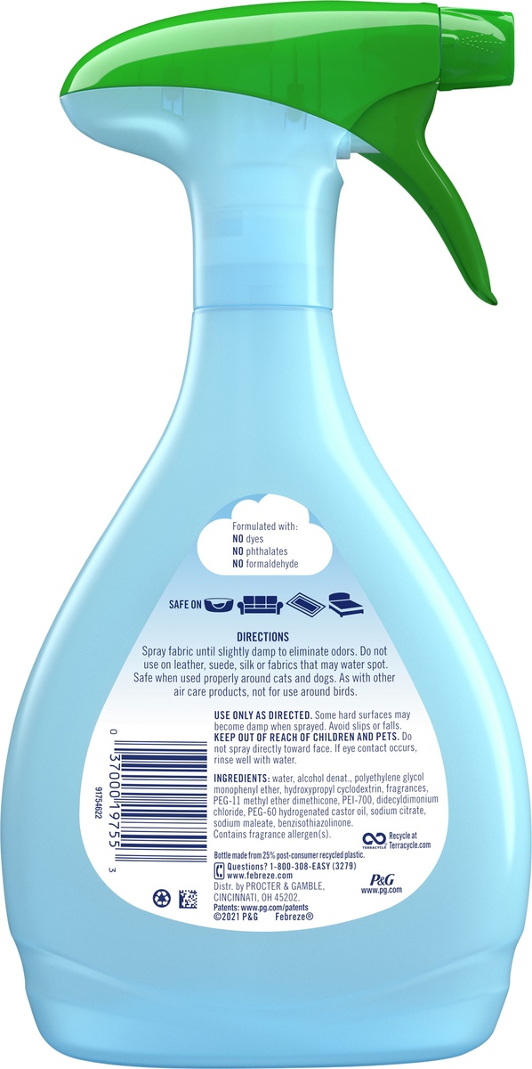 slide 4 of 5, Febreze Odor-Eliminating Fabric Refresher Pet Odor Eliminator, 27 oz. Spray, 27 fl oz