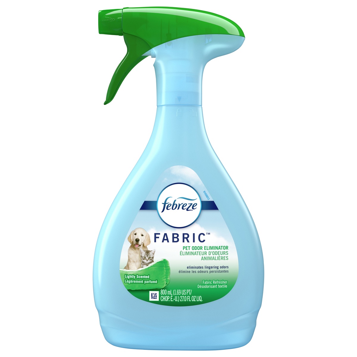 slide 1 of 5, Febreze Odor-Eliminating Fabric Refresher Pet Odor Eliminator, 27 oz. Spray, 27 fl oz
