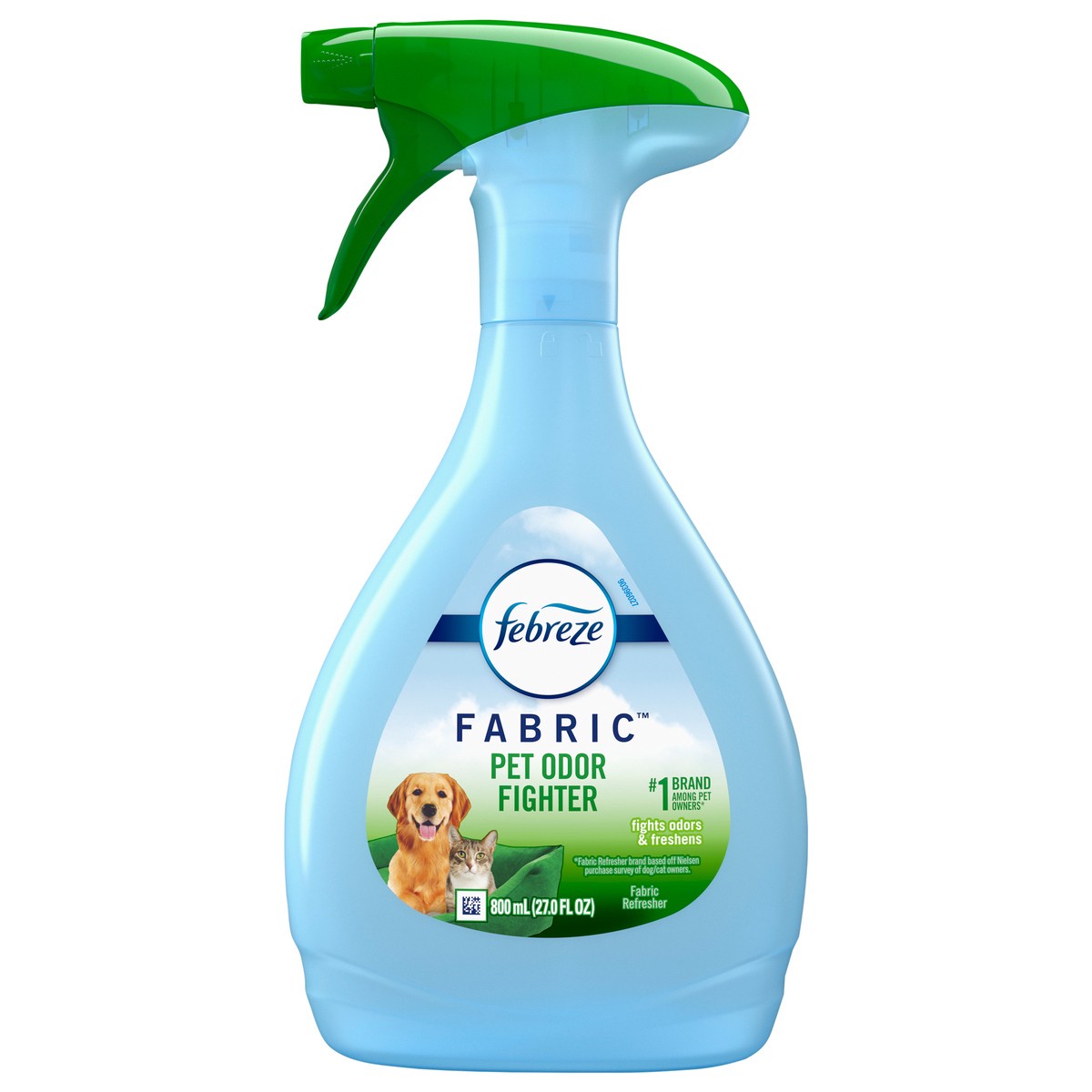 slide 1 of 3, Febreze Odor-Fighting Fabric Refresher Pet Odor Fighter, 27 oz. Spray, 27 fl oz