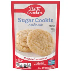 Betty Crocker Sugar Cookie Mix, Makes twelve (12) 2-inch Cookies, 6.25 oz.