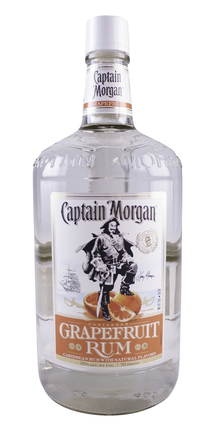 slide 1 of 1, Captain Morgan Grapefruit Rum, 1.75 liter