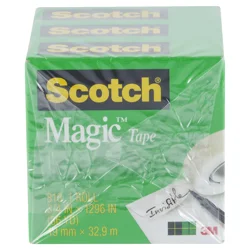 Scotch Magic Tape Refill 3 Pack - Clear