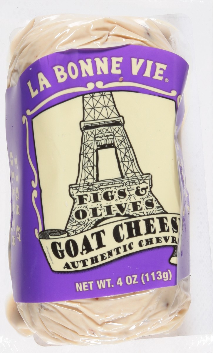 slide 9 of 11, La Bonne Vie Figs & Olives Goat Cheese 4 oz, 4 oz