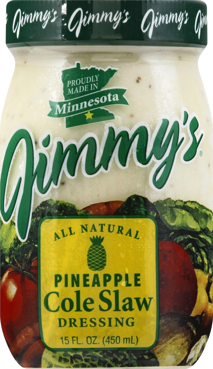 slide 5 of 9, Jimmy's Pineapple Cole Slaw Dressing, 15 oz