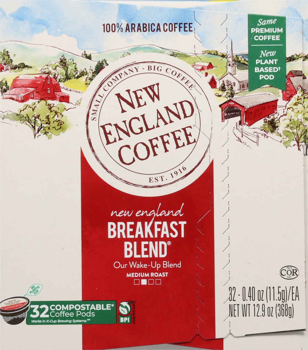slide 3 of 15, New England Coffee Medium Roast Coffee Pods,Value Pack - 12.9 oz, 12.9 oz