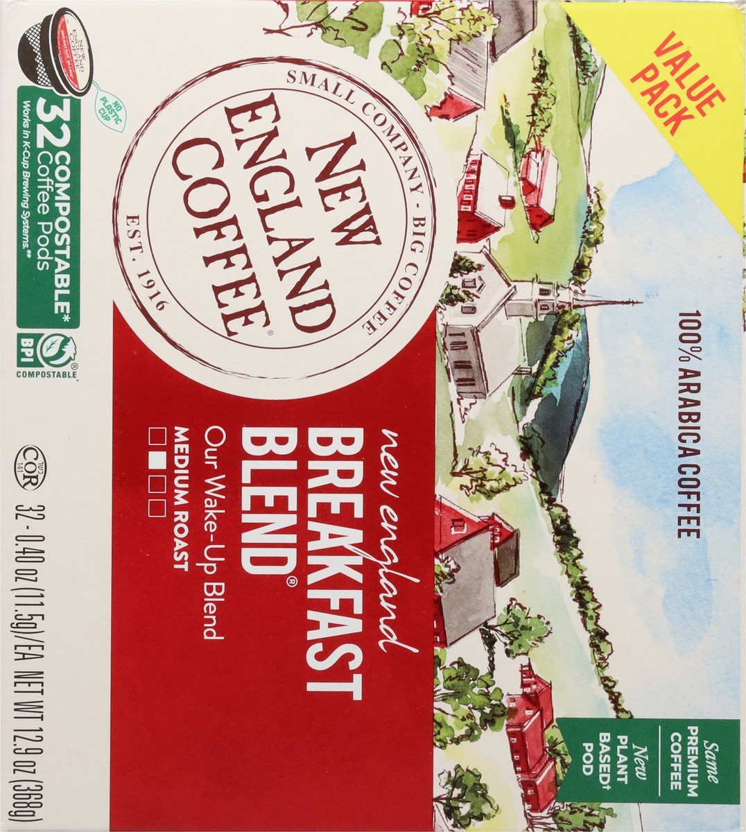 slide 5 of 15, New England Coffee Medium Roast Coffee Pods,Value Pack - 12.9 oz, 12.9 oz
