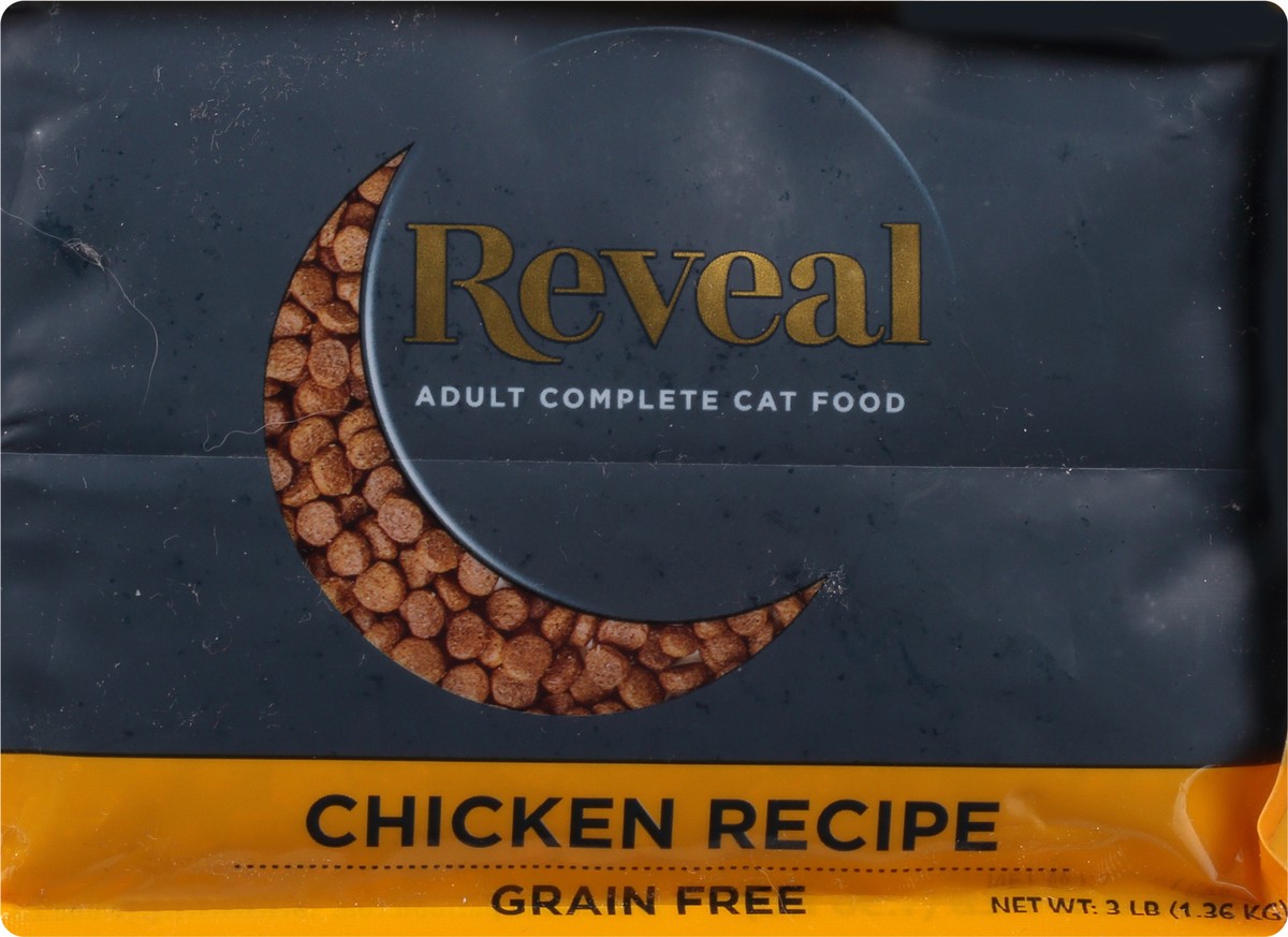 slide 4 of 10, Reveal Complete Dry Cat Food Adult Chicken Recipe 3 Lb., 3 lb