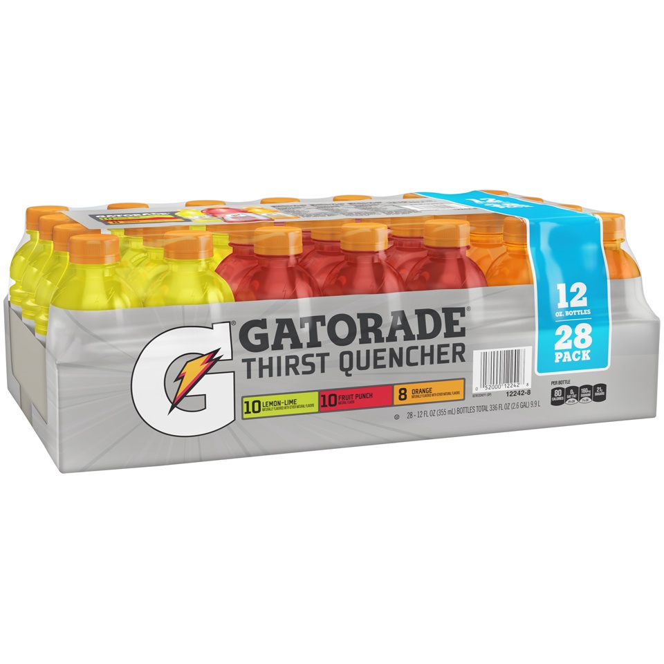 slide 2 of 4, Gatorade Thirst Quencher Variety Pack Sports Drink, 28 ct; 12 fl oz