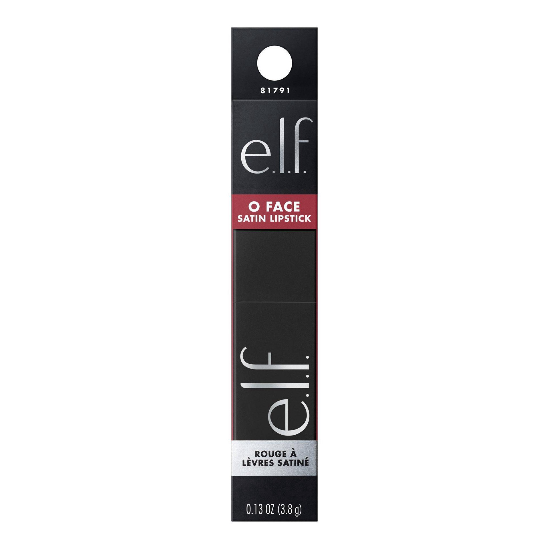 slide 10 of 13, e.l.f. Shameless O Face Satin Lipstick 0.13 oz, 0.13 oz