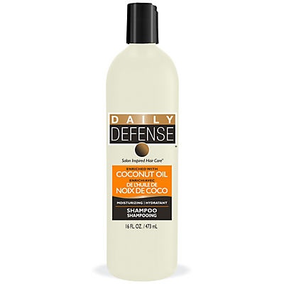 slide 1 of 1, Daily Defense Coconut Oil Shampoo, 16 oz
