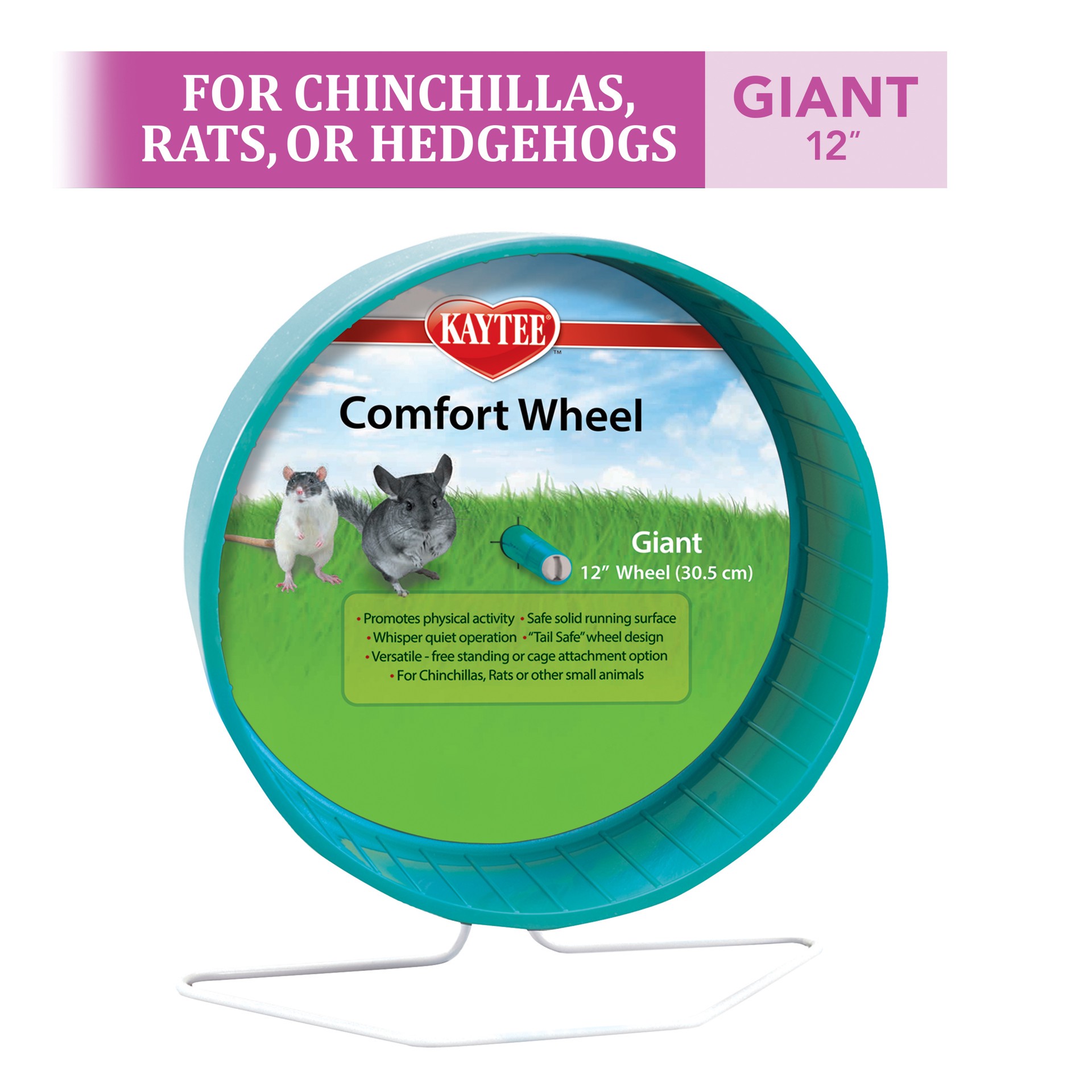 slide 10 of 10, Kaytee Hard Goods Kaytee Comfort Wheel Giant 12 Inches, 1 ct