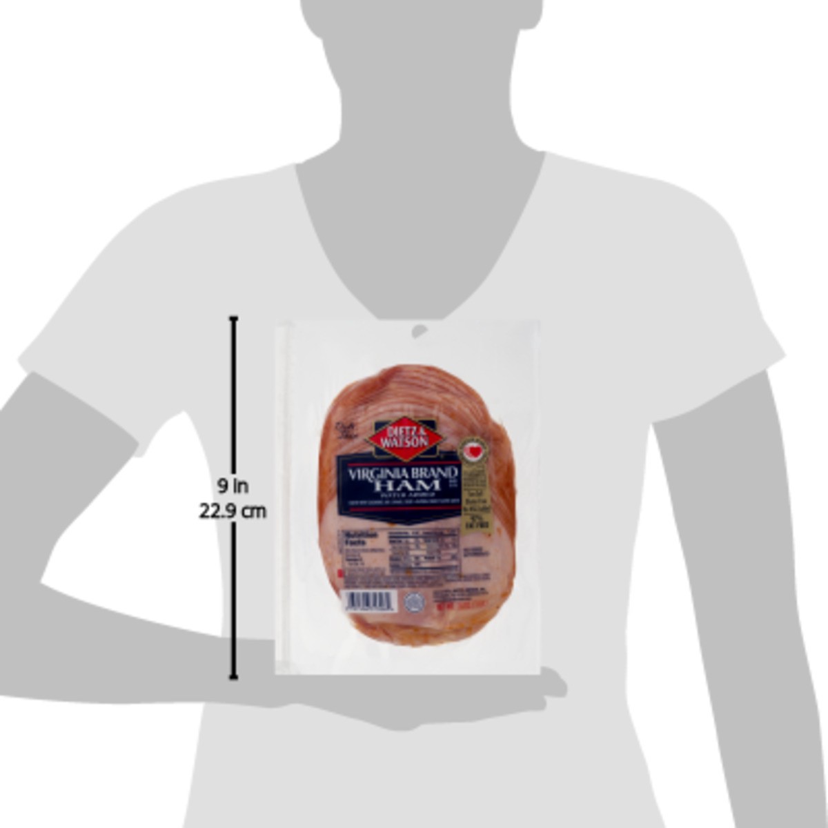 slide 5 of 9, Dietz & Watson Virginia Brand Sliced Ham, 16 oz