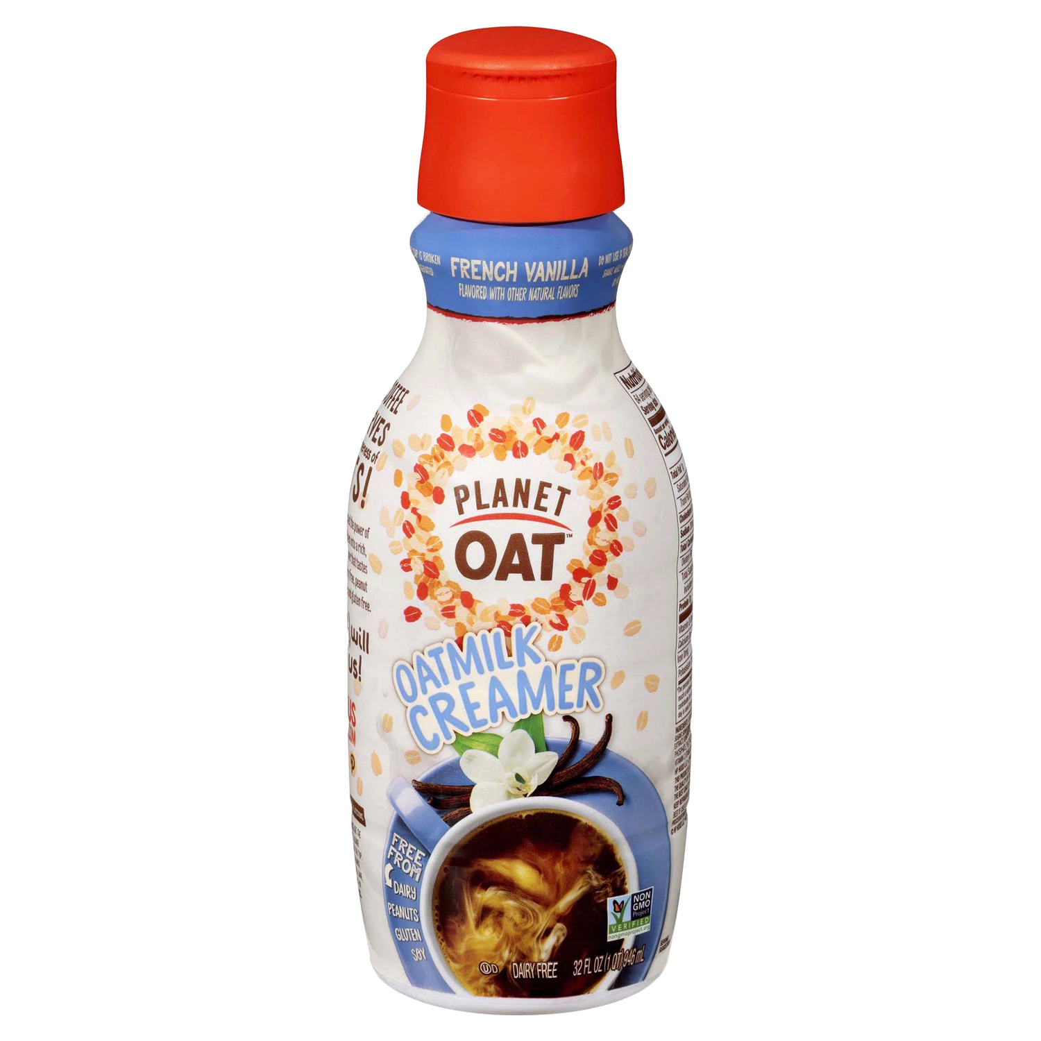 slide 1 of 2, Planet Oat French Vanilla Coffee Creamer, 32 oz, 32 fl oz