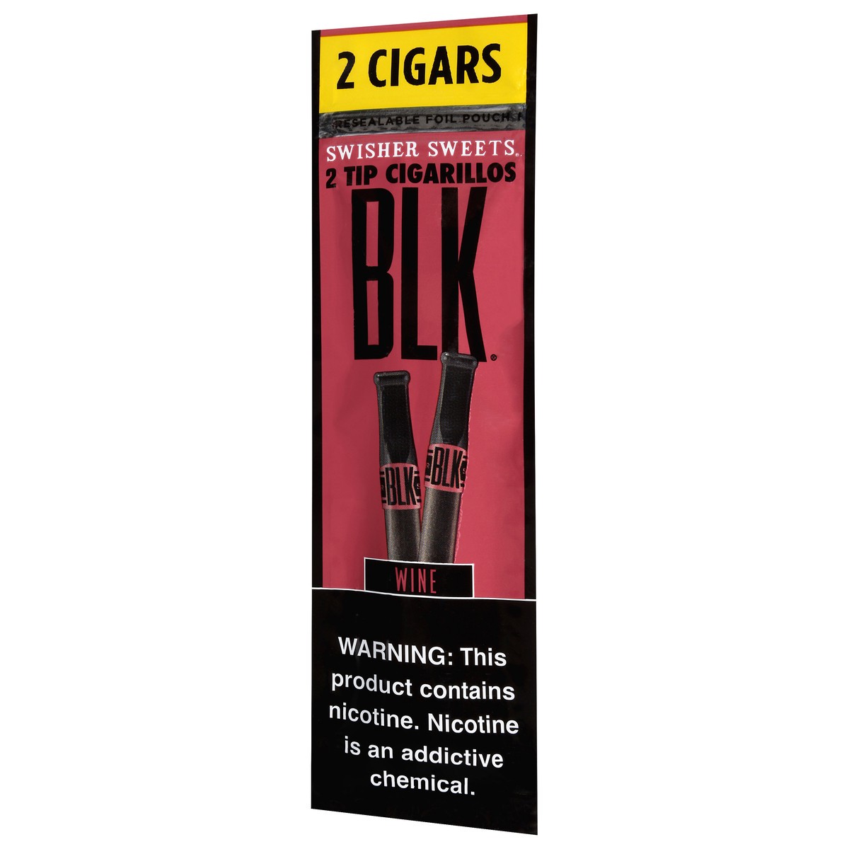 slide 3 of 3, Swisher Sweets Blk Wine Cigars 2 Cigars, 2.0 ct