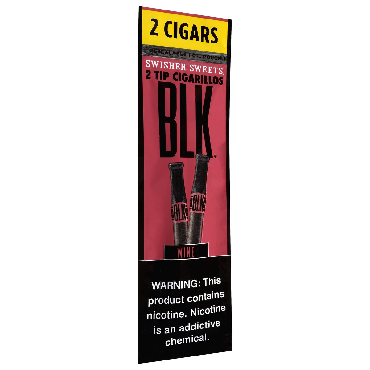 slide 2 of 3, Swisher Sweets Blk Wine Cigars 2 Cigars, 2.0 ct