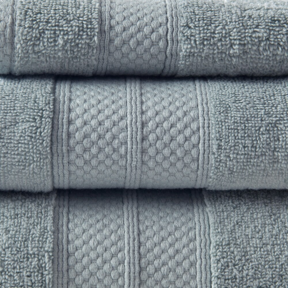 slide 1 of 1, Modavari Luxury Turkish Washcloth - Blue Fog, 13 in x 13 in