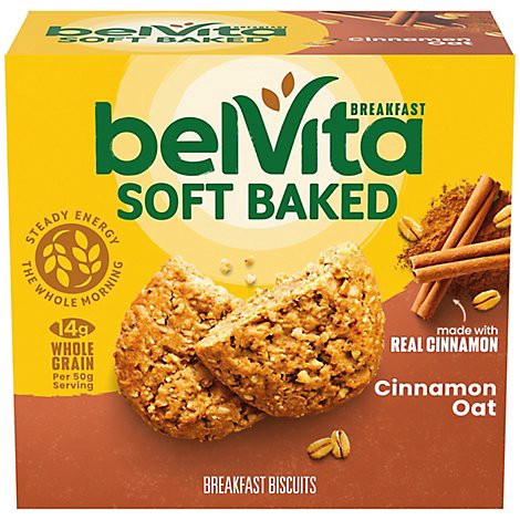 slide 1 of 1, Belvita Cookies Soft Baked Cinnamon Oat 8.8oz - 8.8 OZ, 8.8 oz