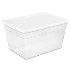 Sterilite Storage Box - White/Clear