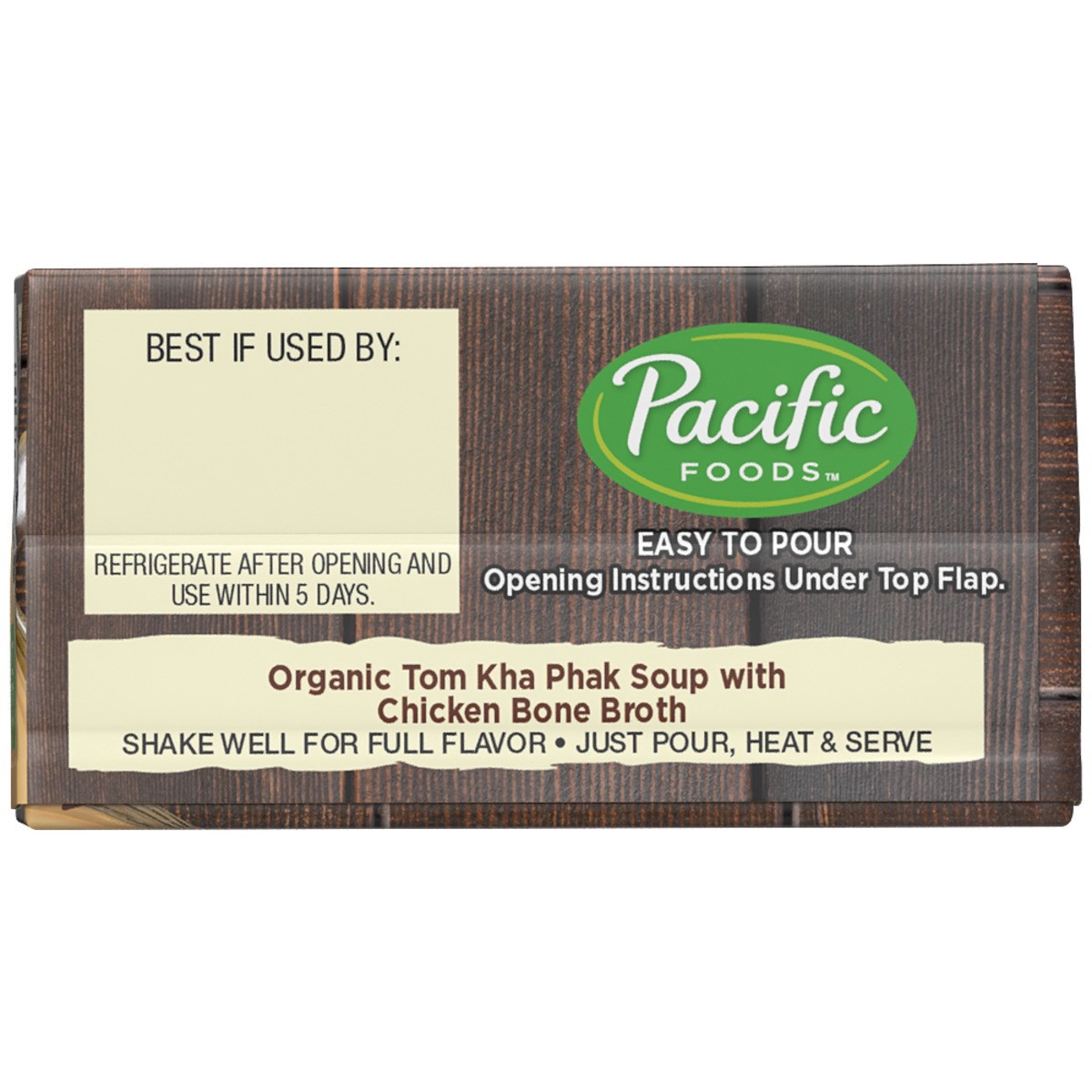 slide 5 of 8, Pacific Foods Organic Tom Kha Phak Soup, 17 oz