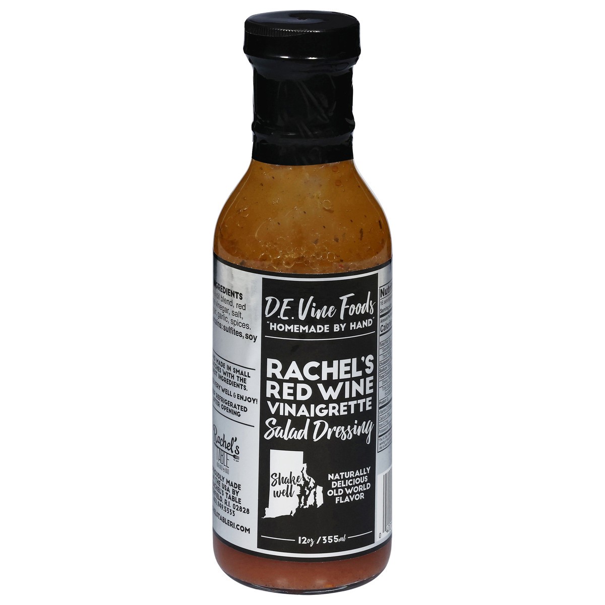 slide 3 of 4, D.E. Vine Foods Rachel's Red Wine Vinaigrette Salad Dressing 12 oz, 12 oz