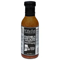 D.E. Vine Foods Rachel's Red Wine Vinaigrette Salad Dressing 12 oz
