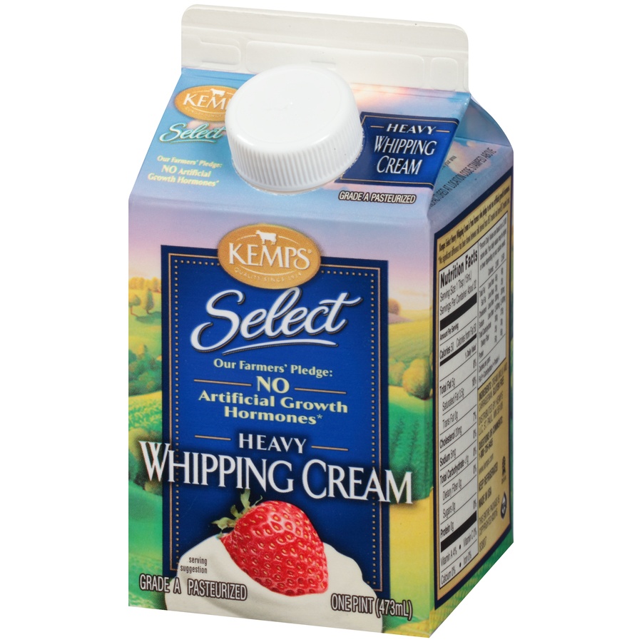 slide 3 of 8, Kemps Heavy Whipping Cream All Natural, 16 fl oz