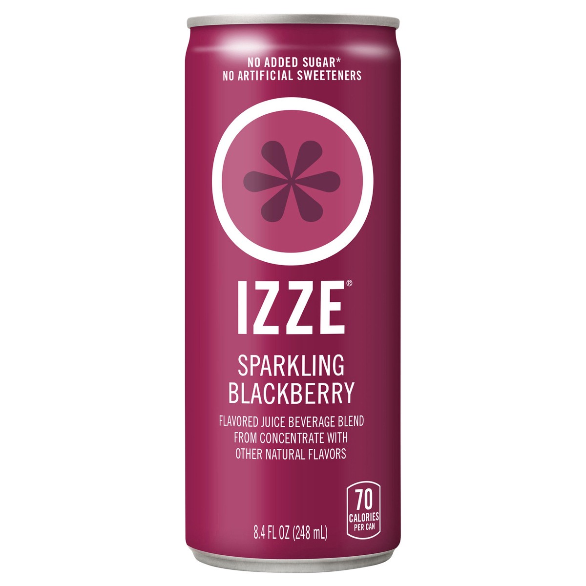 slide 1 of 7, Izze Sparkling Juice Beverage Blackberry Flavored 8.4 Fl Oz, 8.4 fl oz