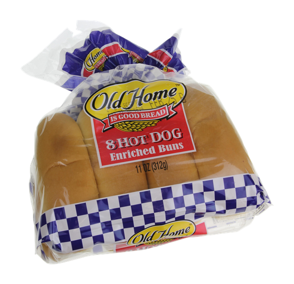 slide 1 of 1, Old Home Hot Dog Buns, 8 ct; 11 oz